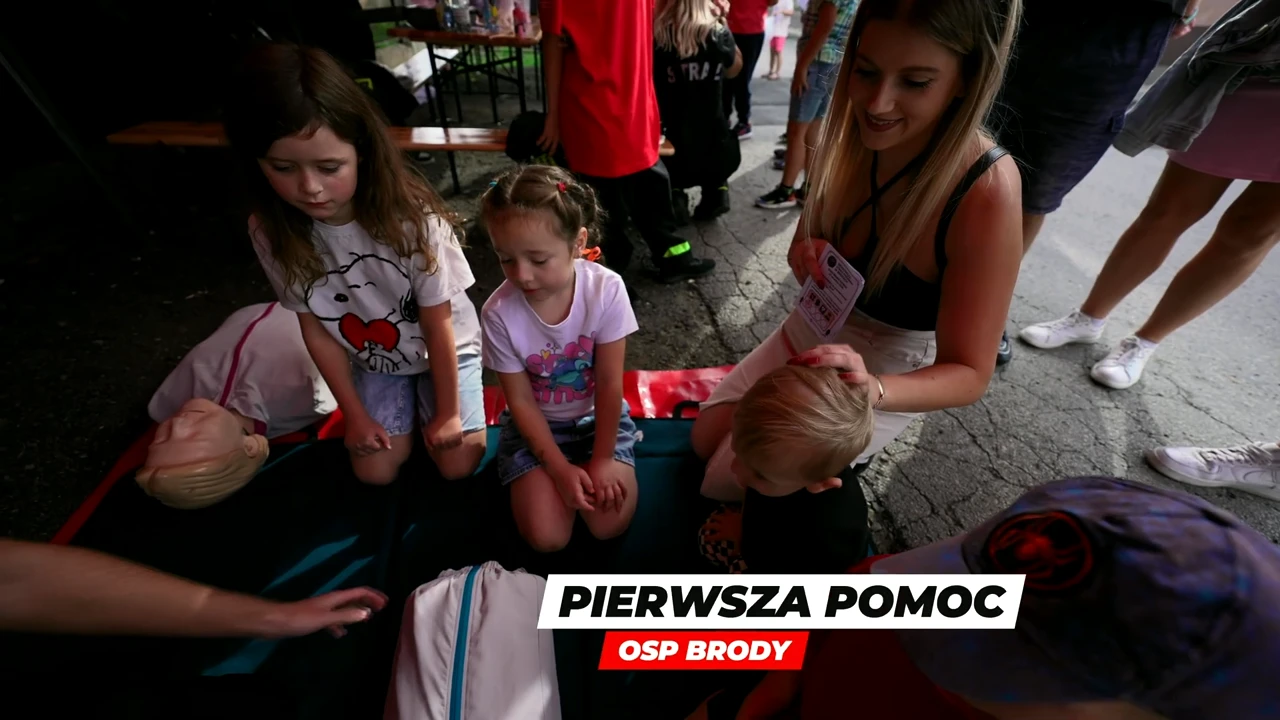 Kadr z materiału: Sprzęt ratowniczy dla OSP Brody – efekty grantu Fundacji ORLEN